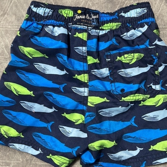 Janie And Jack Navy
Whale Print Swim Trunk - Picture 3 of 4